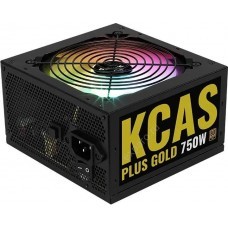 Блок питания Aerocool KCAS PLUS GOLD 750W RGB,  750Вт,  черный