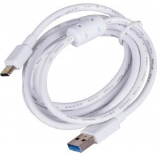 Кабель K-107,  USB Type-C (m) -  USB (m),  1.5м,  белый