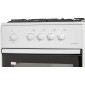 Газовая плита Darina S GM 441 001 W,  газовая духовка,  сталь, белый и черный