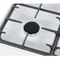Газовая плита GEFEST ПГ 5100-02 0185,  газовая духовка,  металлическая крышка,  чугун, белый