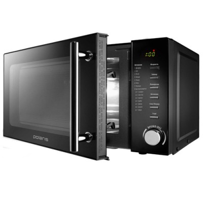 Микроволновая печь Polaris PMO 2002D RUS, соло, 20л, черный
