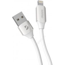 Кабель Deppa Silk 72534,  Lightning (m) -  USB (m),  1.2м,  белый
