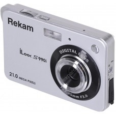 Цифровой компактный фотоаппарат Rekam iLook S990i,  серебристый