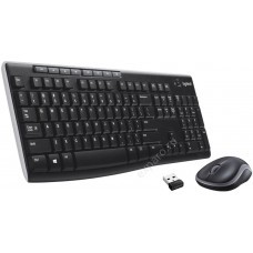 Комплект (клавиатура+мышь) Logitech MK270 Ru layout, черный