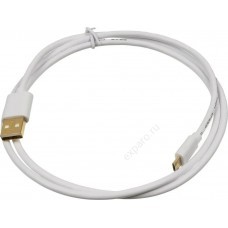Кабель 2A Square,  micro USB (m) -  USB (m),  1м,  белый