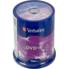 Оптический диск DVD+R Verbatim 4.7ГБ