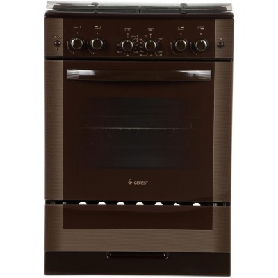 Газовая плита GEFEST ПГ 6300-02 0047,  газовая духовка,  чугун, коричневый