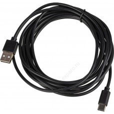 Кабель USB Type-C (m) -  USB (m),  3м,  черный