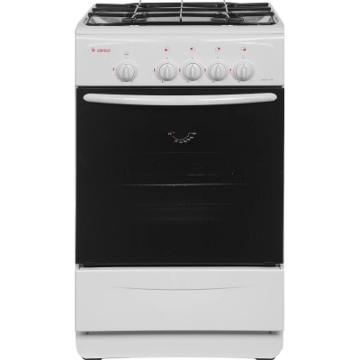 Газовая плита GEFEST ПГ 3200-08 К33,  газовая духовка,  без крышки,  сталь, белый и черный