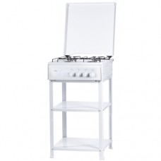 Газовая плита Flama AVG 1401-W белый (47) (без духовки) крышка