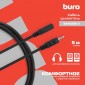Кабель-удлинитель аудио Buro Jack 3.5 (m)  -  Jack 3.5 (f) ,  2м, черный [baac003-2]