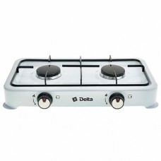 Газовая плита настольная Delta D-2206 белый (2-конф.)
