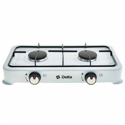 Газовая плита настольная Delta D-2206 белый (2-конф.)