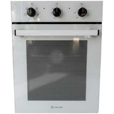 Духовой шкаф электрический De Luxe 4506.03эшв-142 белый, ширина 45см